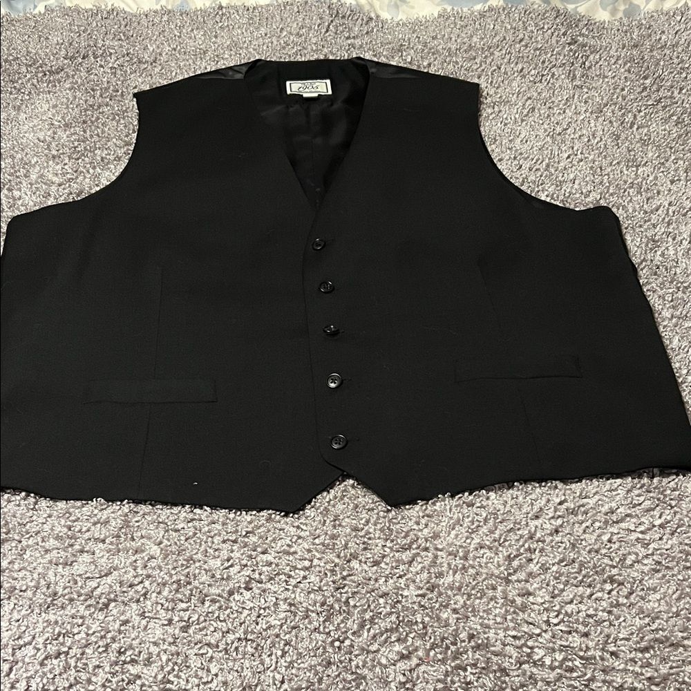 Joe A. bank 1905 Men’s Classic Black Vest